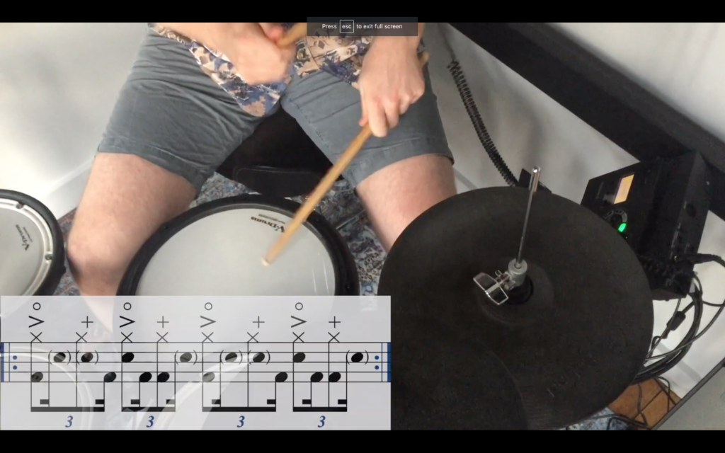 Drum Idea 2 – Inverted Paradiddle w/ Hi-Hat Variations